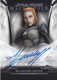 2019 Topps Star Wars Masterwork  Katee Sackhoff as Bo-Katan Kryze Autographs
