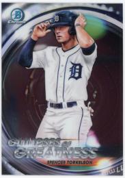 2020 Bowman Chrome Draft Glimpses of Greatness #GOGST Spencer Torkelson