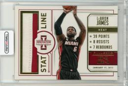 2013-14 Innovation LeBron James Stat Line Jerseys Prime【16/25】