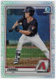 2020 Bowman Chrome Draft Asia Edition Mojo Refractors #BD114 Corbin Carroll