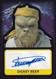 2015 Topps Star Wars: Journey to The Force Awakens  Dickey Beer Autographs Silver パラレル版 09/50