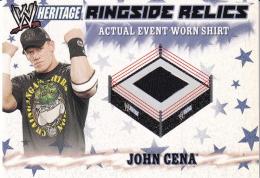 2007 Topps Heritage III  John Cena Event-Worn Ringside Relics