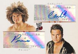 2009 Topps WWE  Carlito/Primo Dual Autographs