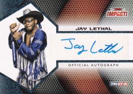 2009 TRISTAR TNA Impact  Jay Lethal Autographs Blueパラレル版 09/25