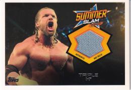 2013 Topps WWE SummerSlam  Triple H Mat Relics