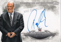 2015 Topps WWE Undisputed  Paul Heyman Autographs