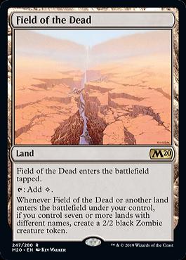 死者の原野/Field of the Dead M20英語foil Foil】《死者の原野/Field of the Dead》[M20] 土地R | 日本最大