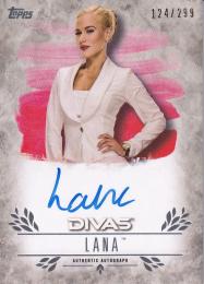 2016 Topps WWE Undisputed  Lana Autographs 124/199