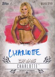 2016 Topps WWE Undisputed  Charlotte Autographs 064/299