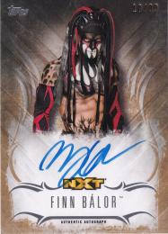 2016 Topps WWE Undisputed  Finn Balor Autographs Bronzeパラレル版 18/99