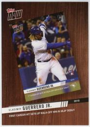 2020 Topps '19 Topps Now Review #TNR2 Vladimir Guerrero Jr.