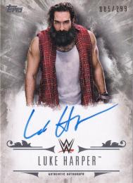2016 Topps WWE Undisputed  Luke Harper Autographs 085/299
