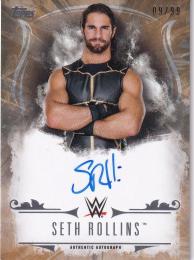 2016 Topps WWE Undisputed  Seth Rollins Autographs Bronzeパラレル版 09/99