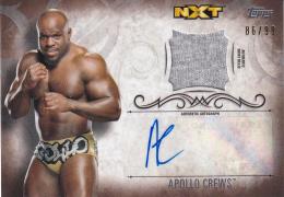 2016 Topps WWE Undisputed  Apollo Crews Autographed Relics 86/99