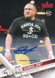 2017 Topps WWE  Samoa Joe Autographs 30/99