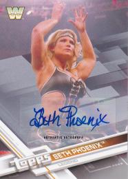 2017 Topps WWE  Beth Phoenix Autographs Silverパラレル版 07/25