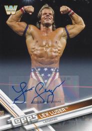 2017 Topps WWE Then Now Forever  Lex Luger Autographs 07/99