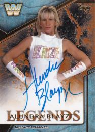 2017 Topps Legends of WWE  Alundra Blayze Autographs Bronzeパラレル版 44/99