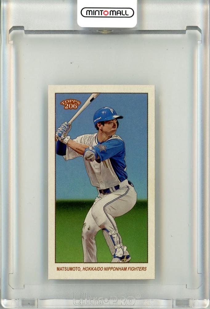 ミントモール / MINT 立川店 / 2023 TOPPS NPB 206 ベースボールカード 日本ハム 松本剛 Mini Base Image  Variation Parallel (裏面ウサギ版) 96/99