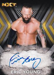 2017 Topps WWE  Eric Young Autographs Silverパラレル版 02/25