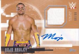 2017 Topps WWE Undisputed  Mojo Rawley Autographed Relics(Lastナンバー!) 99/99