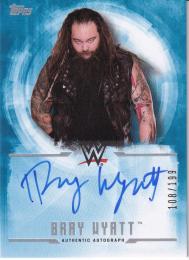 2017 Topps WWE Undisputed  Bray Wyatt Autographs 108/199