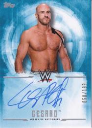 2017 Topps WWE Undisputed  Cesaro Autographs 050/199