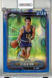 2024-25 Topps Chrome John Stockton Blue Lava Refractors #46【12/75】