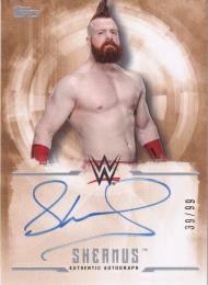 2017 Topps WWE Undisputed  Sheamus Autographs Bronzeパラレル版 39/99