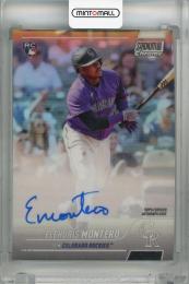 2022 Topps Stadium Club Elehuris Montero Base Autographs #SSCUA-EMO RC Colorado Rockies