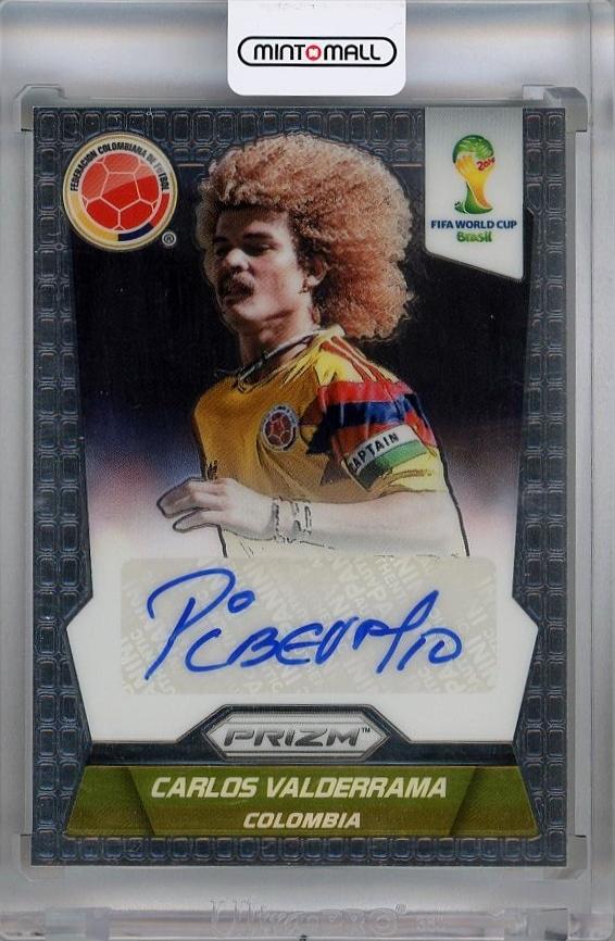 カルロス・バルデラマ 直筆サイン Carlos Valderrama コロンビア
