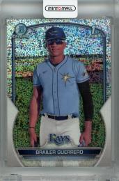 2023 Topps Bowman Chrome Brailer Guerrero Chrome Prospects Speckle #BCP-240 ※初期傷あり【039/299】 Tampa Bay Rays