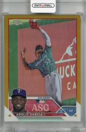 2023 Topps Chrome Update Series Adolis Garcia Gold #ASGC-22 ※初期傷あり【19/50】 Texas Rangers
