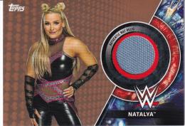 2018 Topps WWE Women's Division  Natalya Mat Relics Bronzeパラレル版 33/75