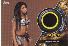 2018 Topps WWE Women's Division  Ember Moon Mat Relics Bronze(パラレル版)(1stナンバー!) 01/75