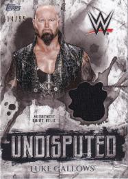 2018 Topps WWE Undisputed  Luke Gallows Relics 14/99