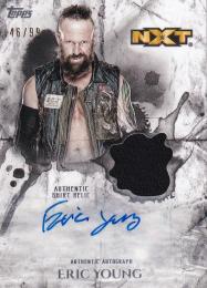 2018 Topps WWE Undisputed  Eric Young Autographed Relics 46/99
