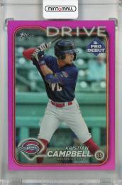 2024 Topps Pro Debut Kristian Campbell Fuchsia Foil #PD-7 【189/199】 Greenville Drive