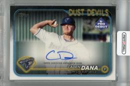 2024 Topps Pro Debut Caden Dana Base Autographs #PD-58 Tri-City Dust Devils
