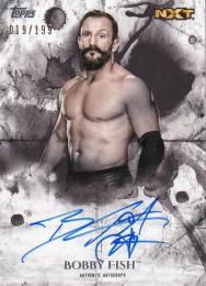 2018 Topps WWE Undisputed  Bobby Fish Autographs 019/199