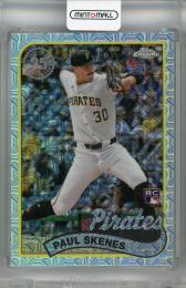 2024 Topps Update Series Paul Skenes 1989 Topps Baseball Chrome Silver Packs #T89CU-21 RC Pittsburgh Pirates