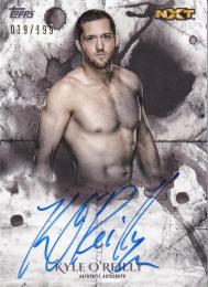 2018 Topps WWE Undisputed  Kyle O'Reilly Autographs 019/199