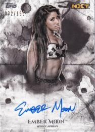 2018 Topps WWE Undisputed  Ember Moon Autographs 032/199