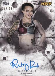2018 Topps WWE Undisputed  Ruby Riott Autographs 196/199