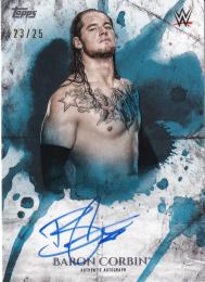 2018 Topps WWE Undisputed  Baron Corbin Autographs Blueパラレル版 23/25