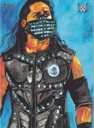 2020 Topps WWE Undisputed  Mustafa Ali Schamberger Art