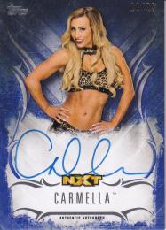 2016 Topps WWE Undisputed  Carmella Autographs Blueパラレル版 11/25