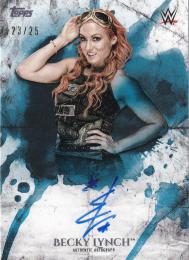 2018 Topps WWE Undisputed  Becky Lynch Autographs Blueパラレル版 23/25