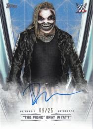 2020 Topps WWE Undisputed  "The Fiend" Bray Wyatt Autographs Blueパラレル版 09/25