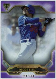 2020 Topps Triple Threads Amethyst #43 Mookie Betts 294/299